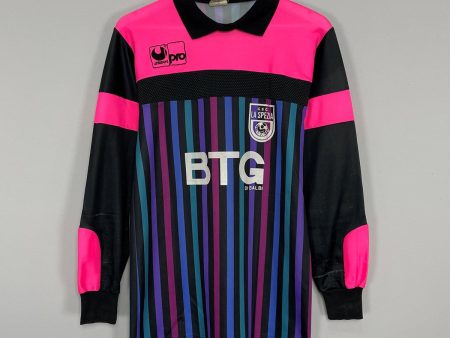 1989 91 SPEZIA #1 GK SHIRT (L) UHLSPORT on Sale