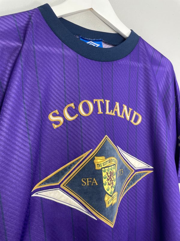 1994 95 SCOTLAND TRAINING SHIRT (M) UMBRO Online Sale