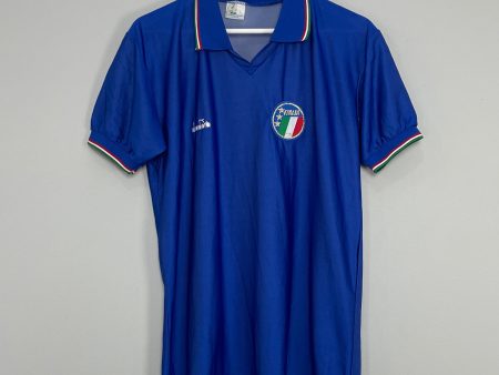 1990 91 ITALY #17 HOME SHIRT (L) DIADORA Online Hot Sale