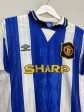 1994 96 MANCHESTER UNITED INCE #8 AWAY SHIRT (M) UMBRO Hot on Sale