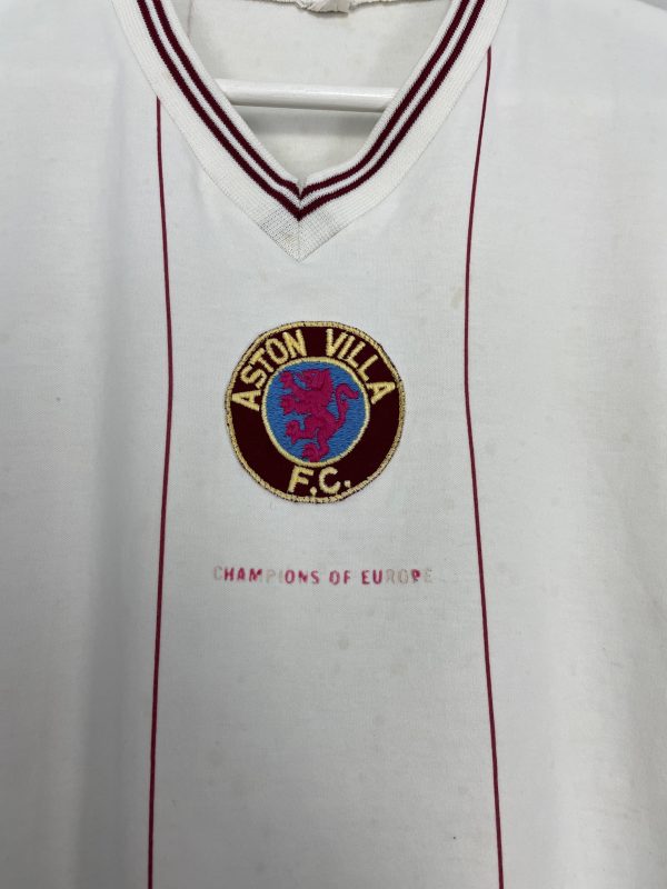 1981 83 ASTON VILLA *EUROPEAN CHAMPIONS* AWAY SHIRT (M) LE COQ For Sale