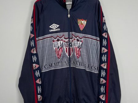 1995 96 SEVILLA TRACK JACKET (XXL) UMBRO Fashion