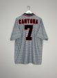 1995 96 MANCHESTER UNITED CANTONA #7 AWAY SHIRT (XL) UMBRO For Discount