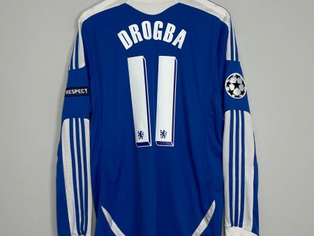 2011 12 CHELSEA DROGBA #11 C L L S HOME SHIRT (L) ADIDAS Hot on Sale