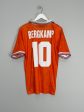 1994 NETHERLANDS BERGKAMP #10 HOME SHIRT (M) LOTTO For Sale