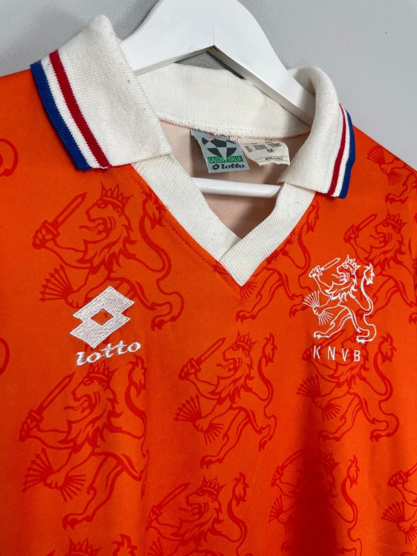 1994 NETHERLANDS *PLAYER ISSUE* HOME SHIRT (M) LOTTO Sale