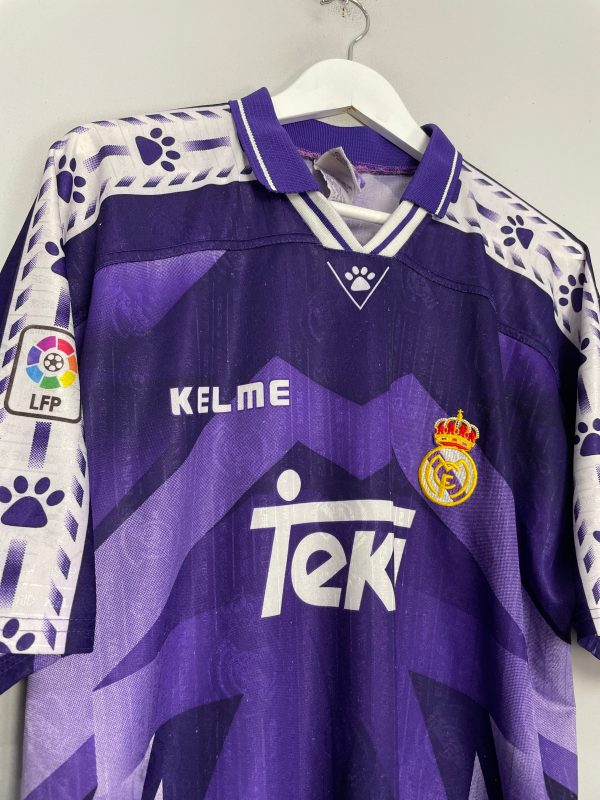 1996 97 REAL MADRID AWAY SHIRT (XL) KELME on Sale