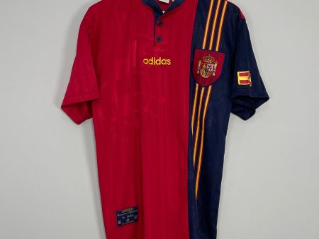 1996 98 SPAIN HOME SHIRT (M) ADIDAS Cheap