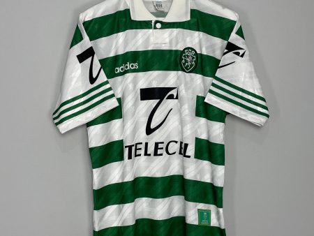 1996 98 SPORTING LISBON HOME SHIRT (M) ADIDAS Online Hot Sale