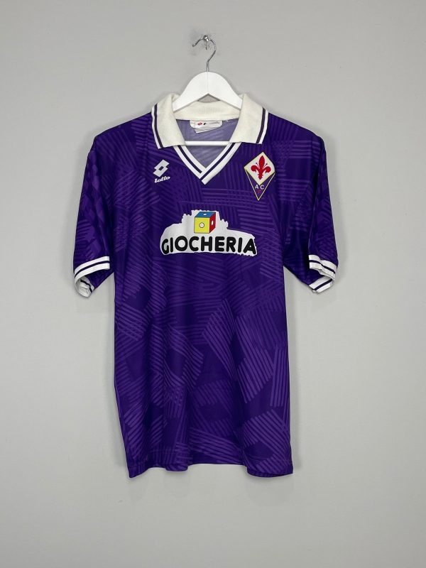 1991 92 FIORENTINA HOME SHIRT (M) LOTTO Hot on Sale