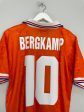 1994 NETHERLANDS BERGKAMP #10 HOME SHIRT (M) LOTTO For Sale