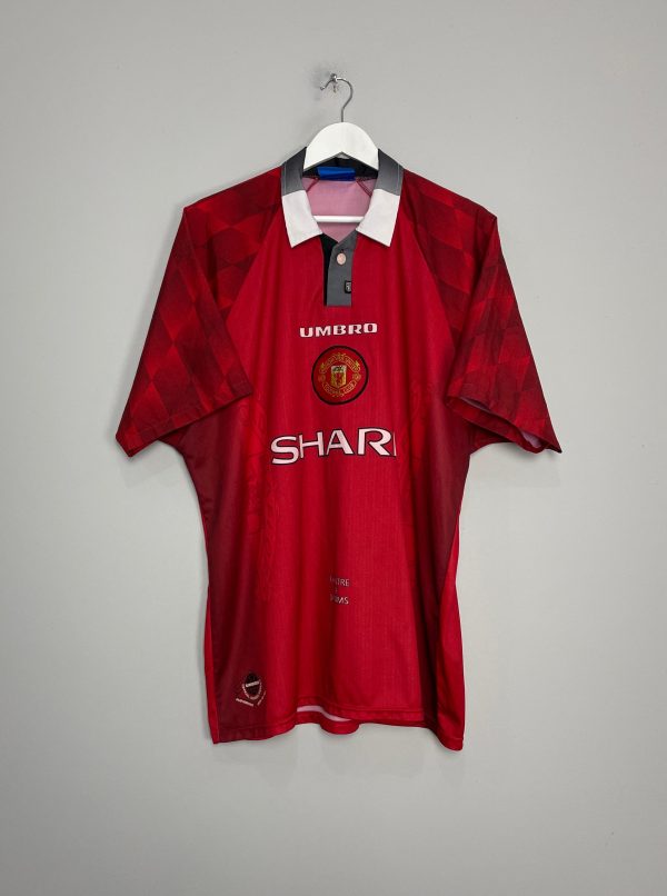 1996 97 MANCHESTER UNITED BECKHAM #10 HOME SHIRT (XL) UMBRO Fashion