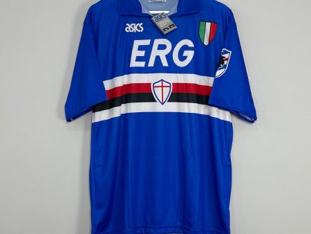 1991 92 SAMPDORIA *BNWT* HOME SHIRT (M) ASICS Online now