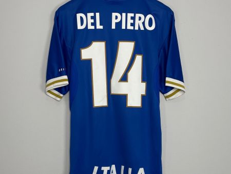 1996 97 ITALY DEL PIERO #14 HOME SHIRT (L) NIKE Online now