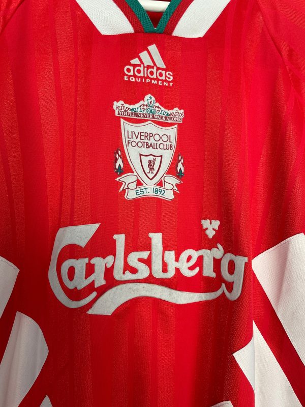 1993 95 LIVERPOOL HOME SHIRT (XL) ADIDAS on Sale