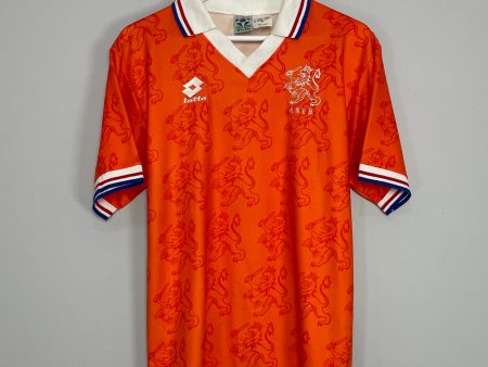 1994 NETHERLANDS *PLAYER ISSUE* HOME SHIRT (M) LOTTO Sale