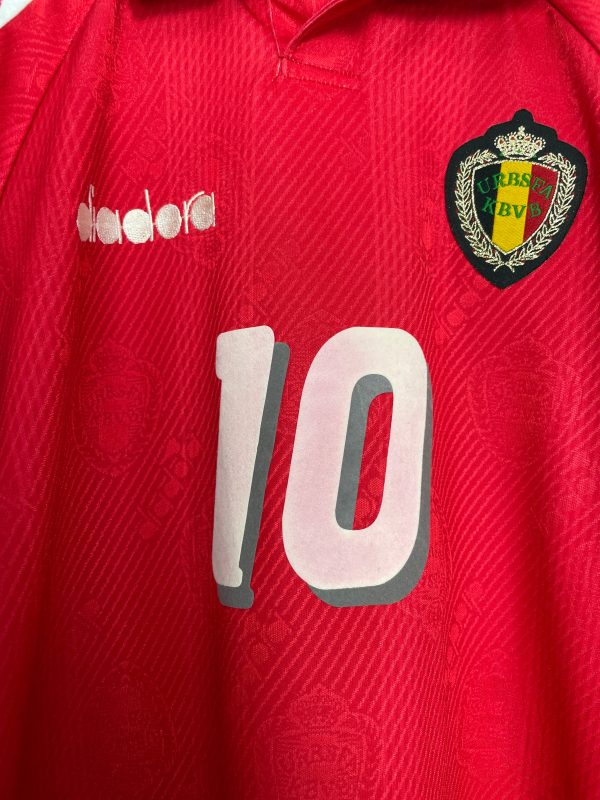 1994 95 BELGIUM SCIFO #10 HOME SHIRT (S) DIADORA For Cheap