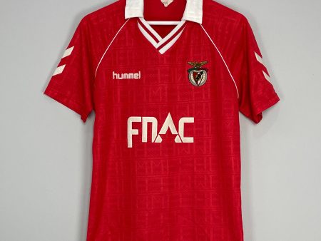 1990 91 BENFICA HOME SHIRT (M) HUMMEL on Sale