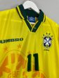 1994 96 BRAZIL ROMARIO #11 *BNWOT* HOME SHIRT (XXL) UMBRO For Sale