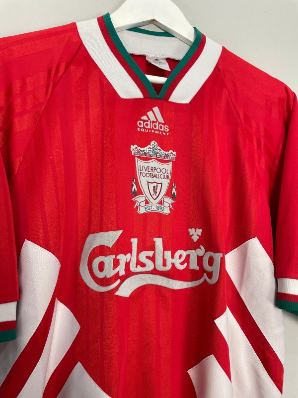 1993 95 LIVERPOOL HOME SHIRT (XL) ADIDAS on Sale