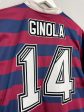 1995 96 NEWCASTLE UNITED GINOLA #14 AWAY SHIRT (L) ADIDAS For Cheap