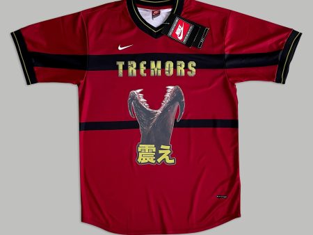 1990 CULT KITS X TREMORS JAPANESE MOVIE MASHUP (L) NIKE Online Hot Sale