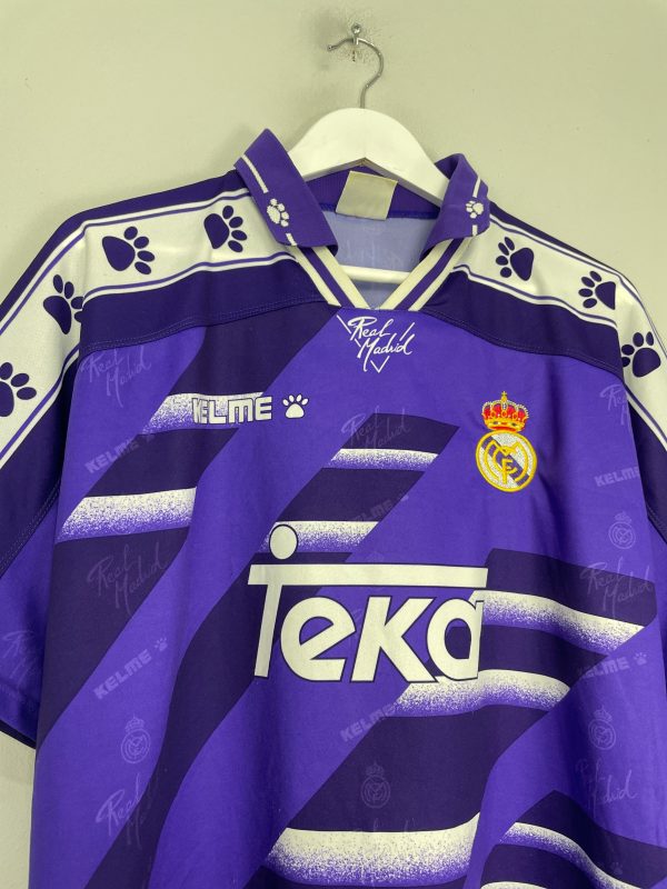 1994 96 REAL MADRID AWAY SHIRT (L) KELME For Cheap