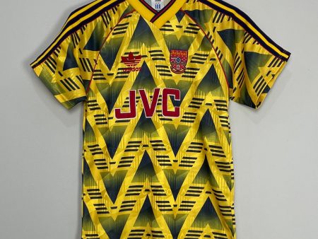 1991 93 ARSENAL AWAY SHIRT (S) ADIDAS Fashion