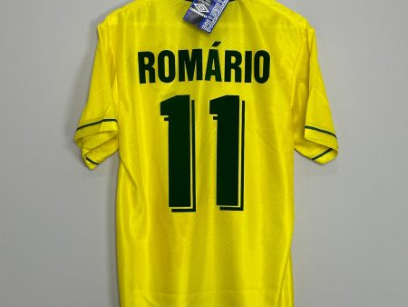 1994 96 BRAZIL ROMARIO #11 *BNWT* HOME SHIRT (M) UMBRO Cheap