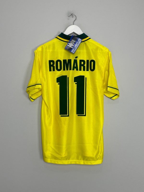 1994 96 BRAZIL ROMARIO #11 *BNWT* HOME SHIRT (M) UMBRO Cheap