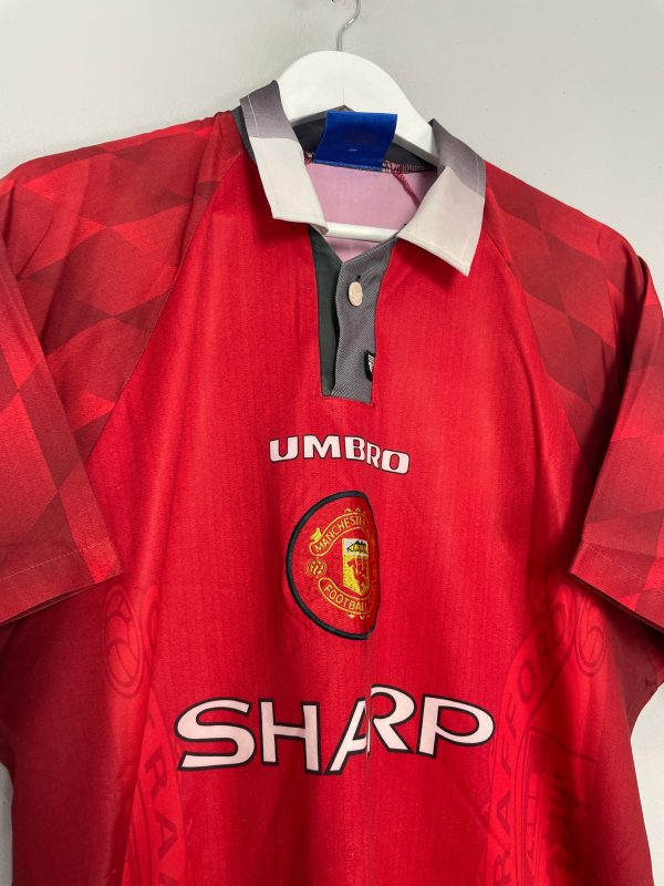 1996 97 MANCHESTER UNITED SOLSKJAER #20 HOME SHIRT (L) UMBRO Discount