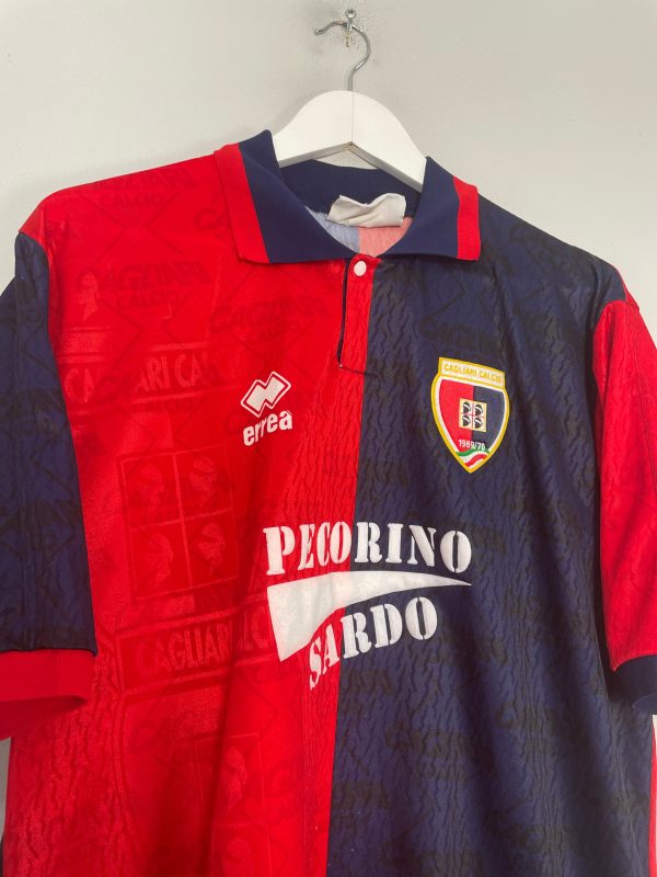 1994 95 CAGLIARI HOME SHIRT (XL) ERREA Sale