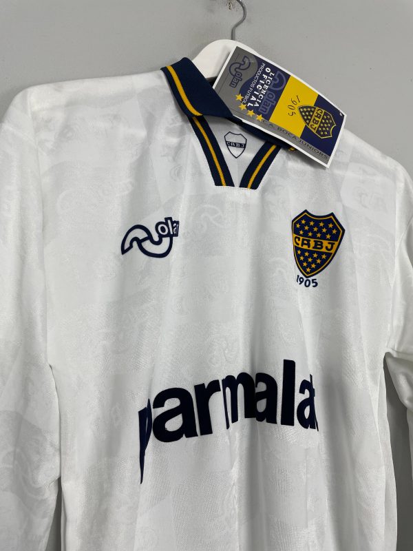 1995 BOCA JUNIORS #10 (MARADONA) *BNWT* L S AWAY SHIRT (S) OLAN For Cheap