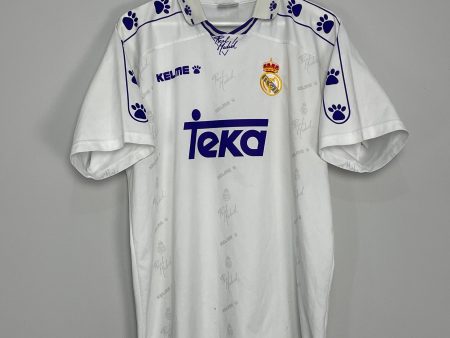 1994 96 REAL MADRID HOME SHIRT (L) KELME on Sale