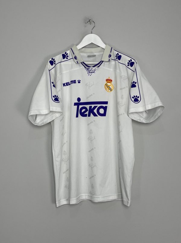 1994 96 REAL MADRID HOME SHIRT (L) KELME on Sale