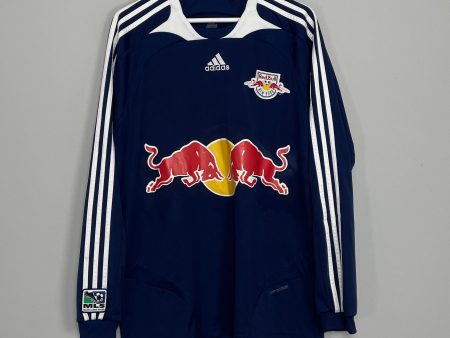 2007 08 NEW YORK RED BULLS L S AWAY SHIRT (L) ADIDAS Online Sale