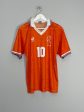 1994 NETHERLANDS BERGKAMP #10 HOME SHIRT (M) LOTTO For Sale