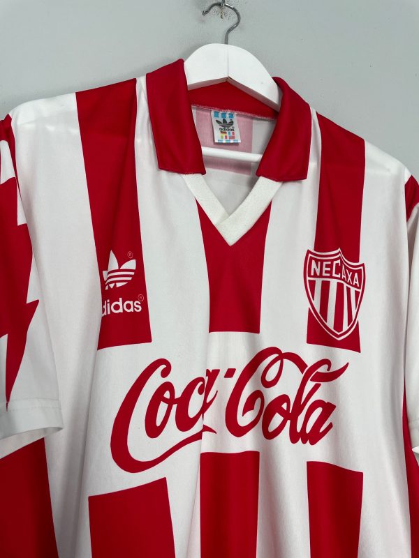 1994 95 NECAXA HOME SHIRT (L) ADIDAS For Sale