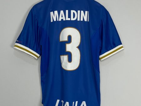 1996 97 ITALY MALDINI #3 HOME SHIRT (M) NIKE Fashion