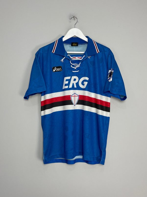 1994 95 SAMPDORIA HOME SHIRT (M) ASICS Cheap