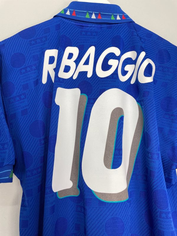 1994 ITALY R.BAGGIO #10 HOME SHIRT (XL) DIADORA For Cheap