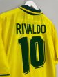 1994 96 BRAZIL RIVALDO #10 *BNWOT* HOME SHIRT (XXL) UMBRO Fashion