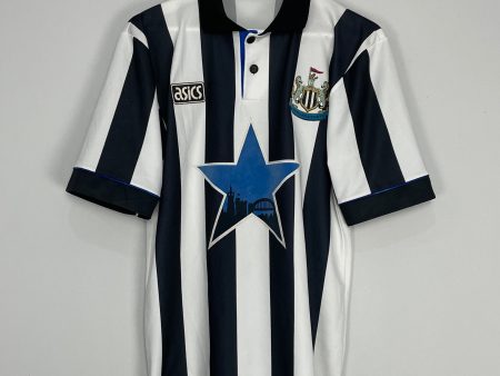 1993 95 NEWCASTLE UNITED HOME SHIRT (M) ASICS For Sale