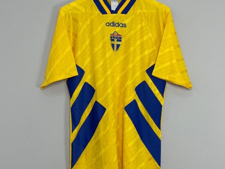 1994 95 SWEDEN HOME SHIRT (M) ADIDAS Online Sale