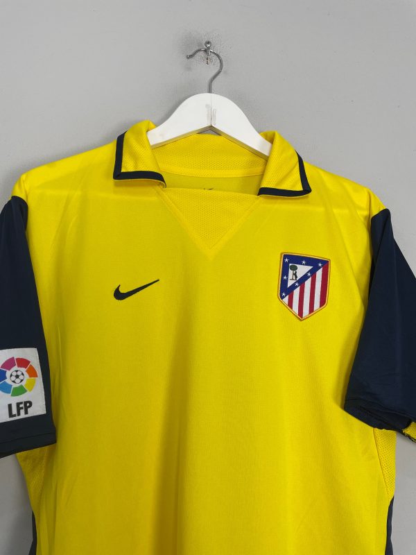 2003 04 ATLETICO MADRID TORRES #9 AWAY SHIRT (S) NIKE Hot on Sale