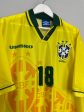 1994 96 BRAZIL RONALDINHO #18 *BNWOT* HOME SHIRT (XXL) UMBRO Online Hot Sale