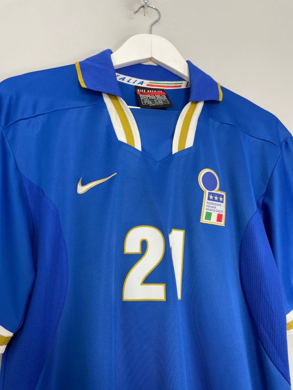 1996 97 ITALY ZOLA #21 HOME SHIRT (M) NIKE Sale