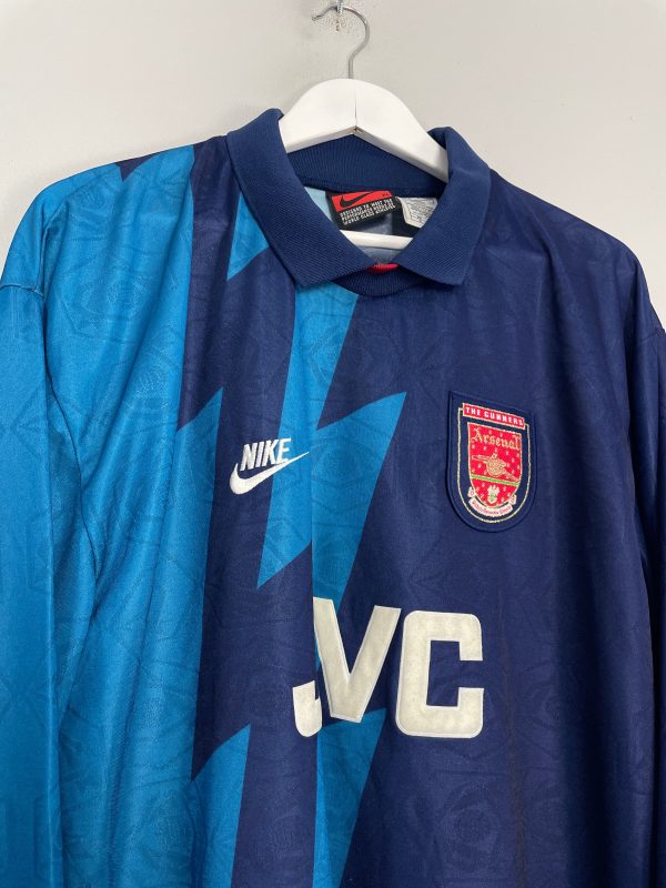 1995 96 ARSENAL BERGKAMP #10 L S AWAY SHIRT (XL) NIKE Online Hot Sale