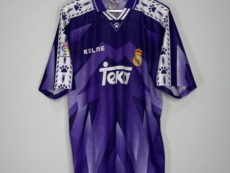 1996 97 REAL MADRID AWAY SHIRT (XL) KELME on Sale