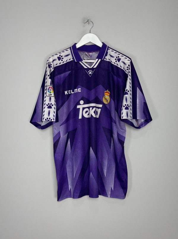 1996 97 REAL MADRID AWAY SHIRT (XL) KELME on Sale